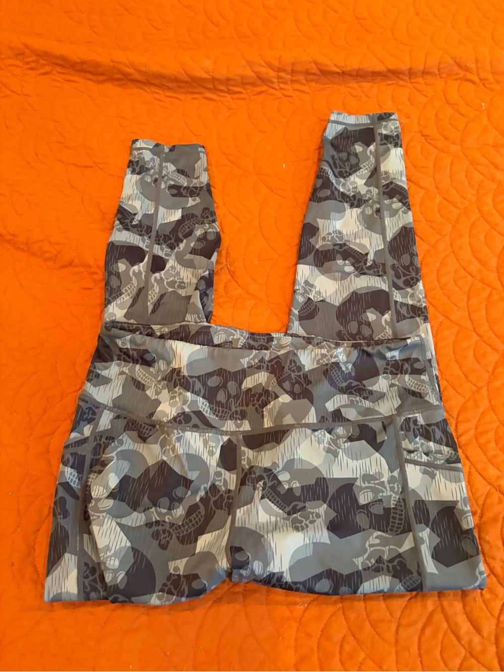 Constantly Varied Gear Gray Camouflage Performance Leggings